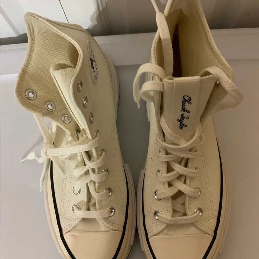 Converse Mens Sz 8 A00868C Run Star Legacy CX Unisex Sneaker In White - Picture 7 of 12